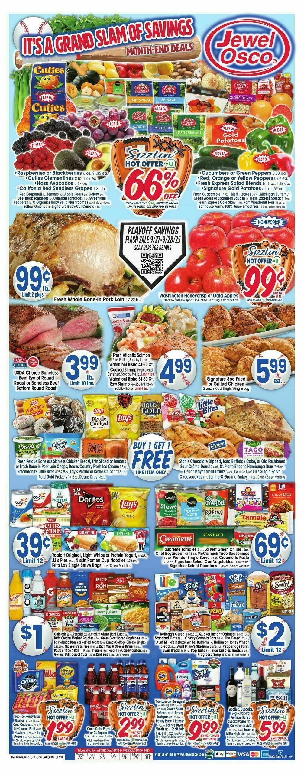 Jewel Osco Weekly Ad from September 24