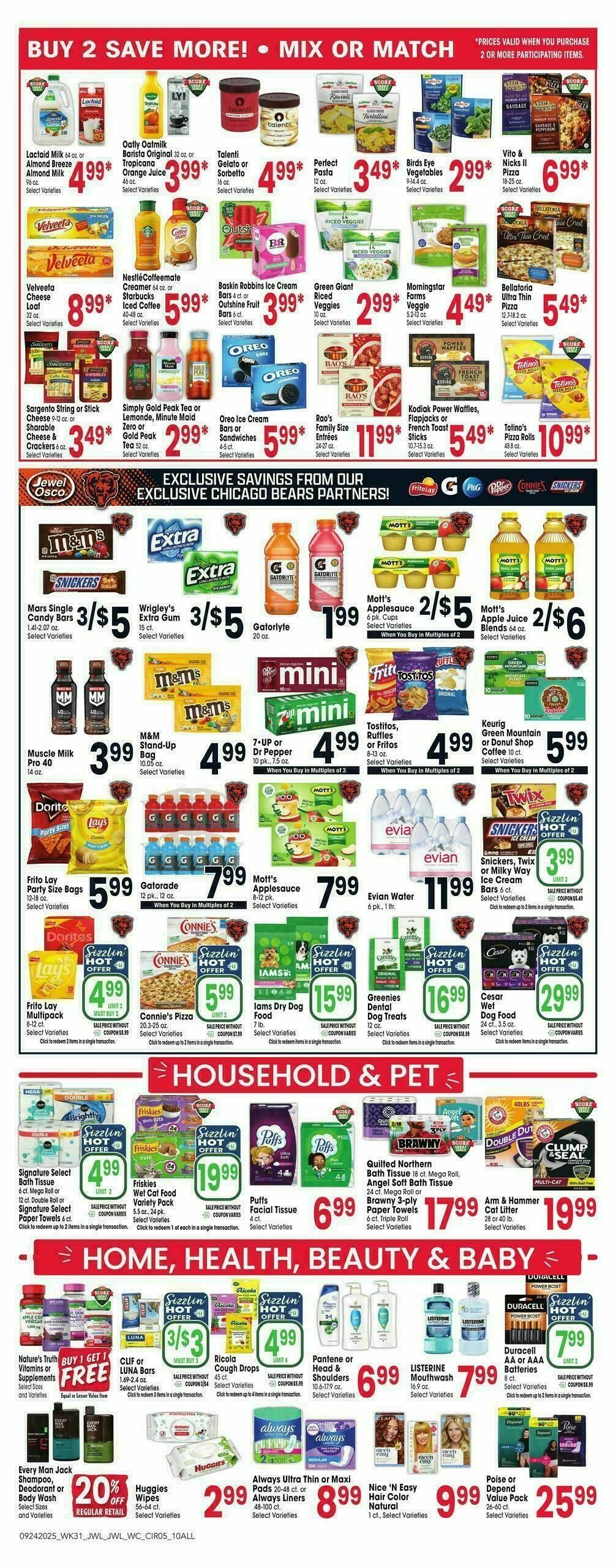 Jewel Osco Weekly Ad from September 24