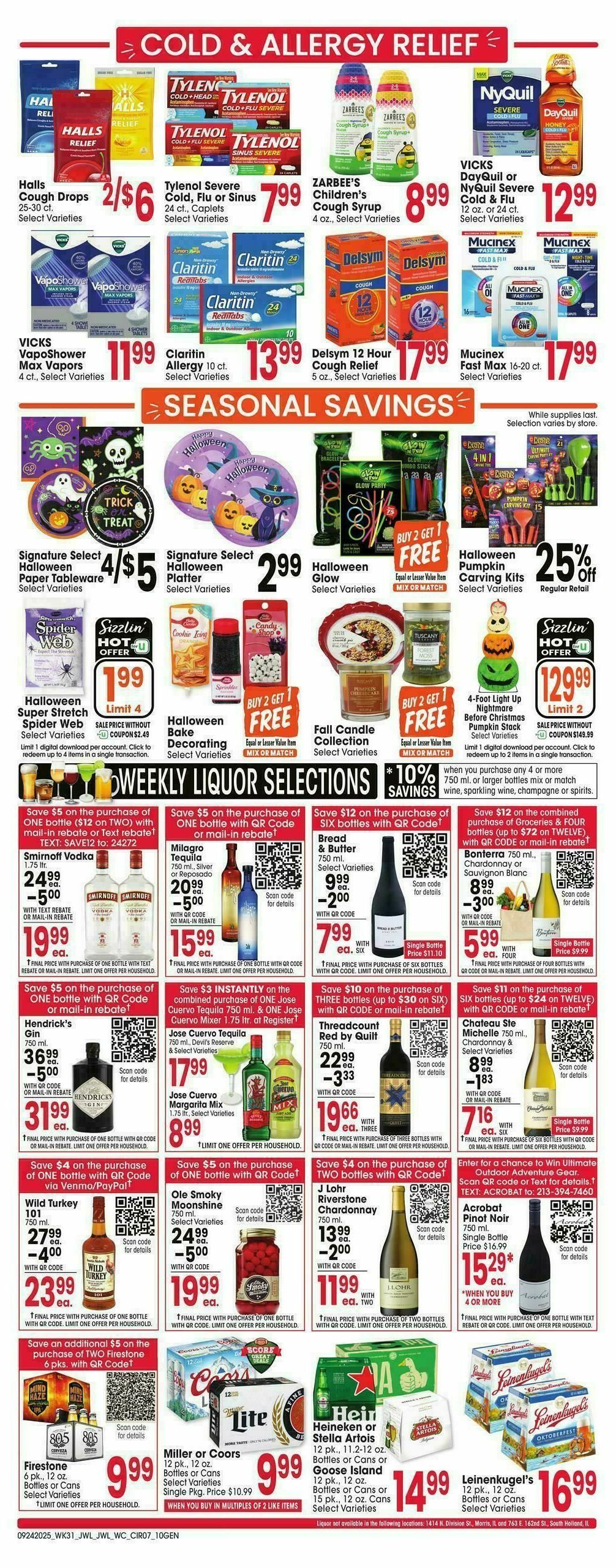 Jewel Osco Weekly Ad from September 24