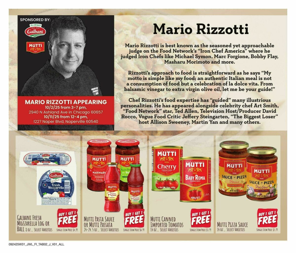 Jewel Osco Specialty Publication Weekly Ad from September 24