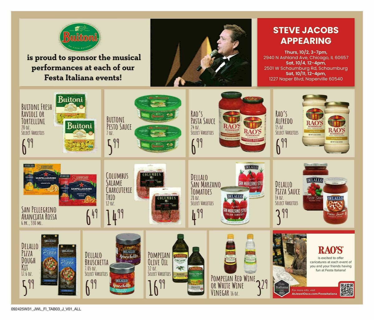 Jewel Osco Specialty Publication Weekly Ad from September 24