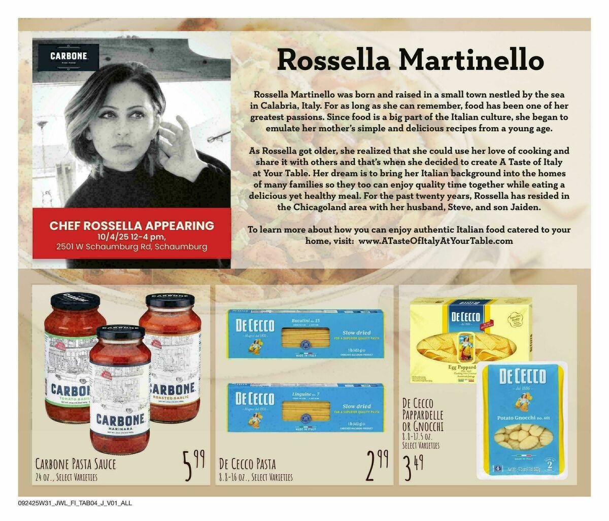 Jewel Osco Specialty Publication Weekly Ad from September 24