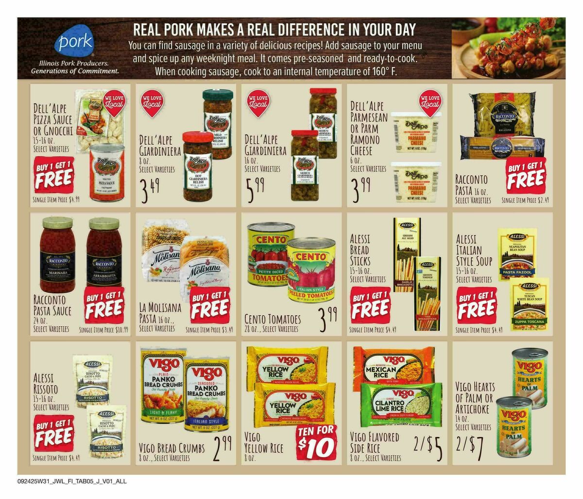 Jewel Osco Specialty Publication Weekly Ad from September 24