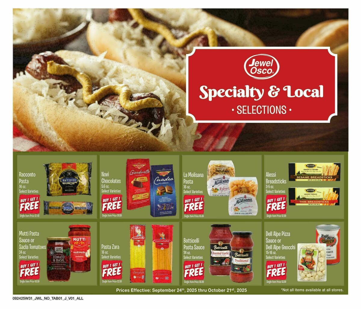 Jewel Osco Organics Guide Weekly Ad from September 24