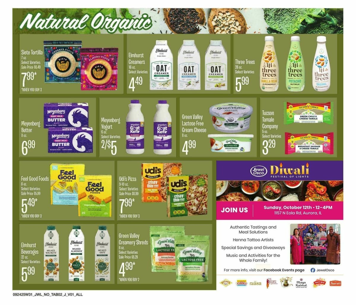 Jewel Osco Organics Guide Weekly Ad from September 24