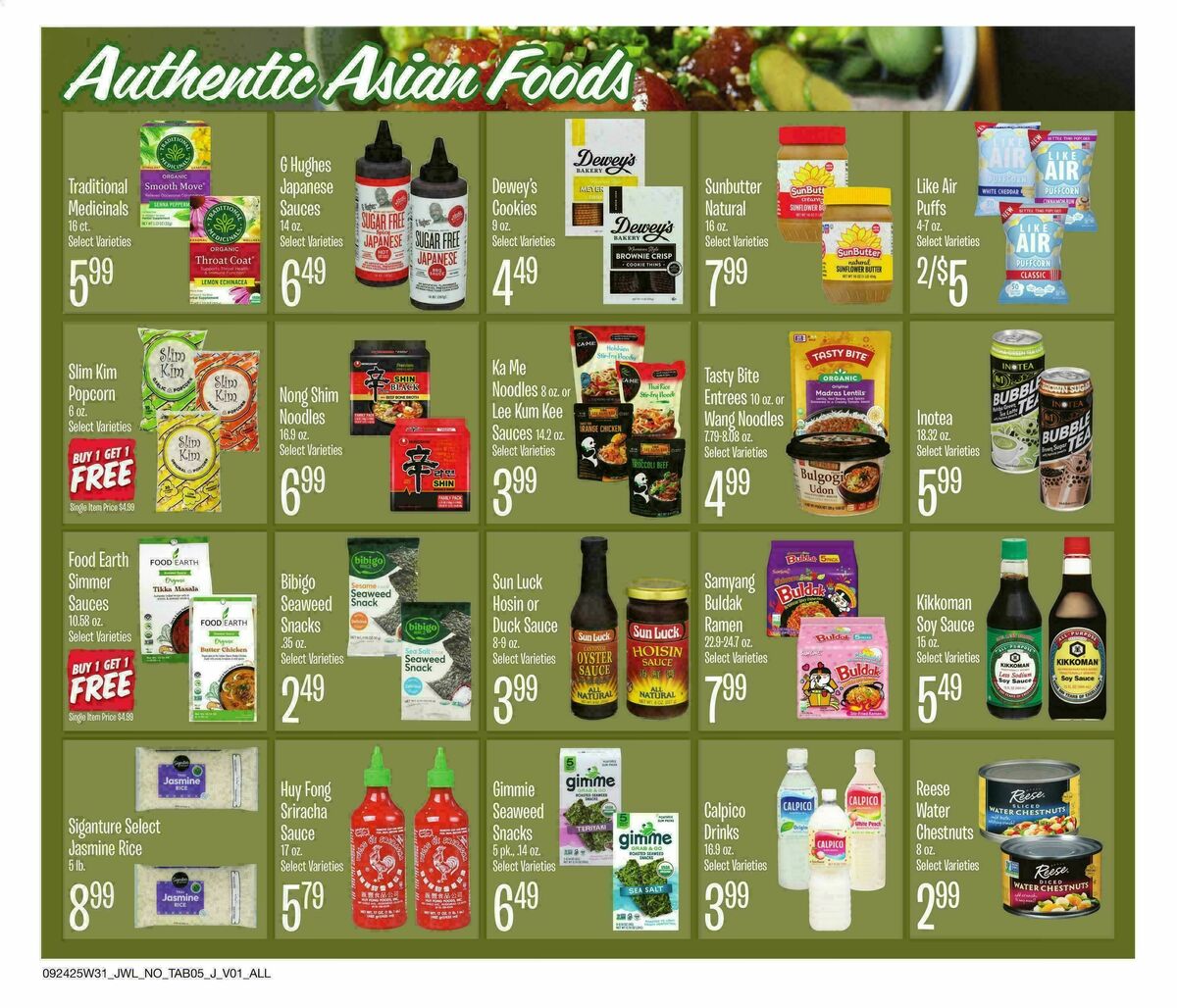 Jewel Osco Organics Guide Weekly Ad from September 24