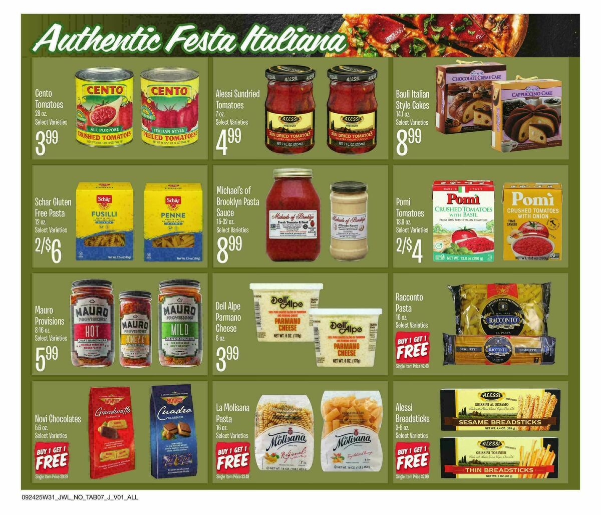 Jewel Osco Organics Guide Weekly Ad from September 24