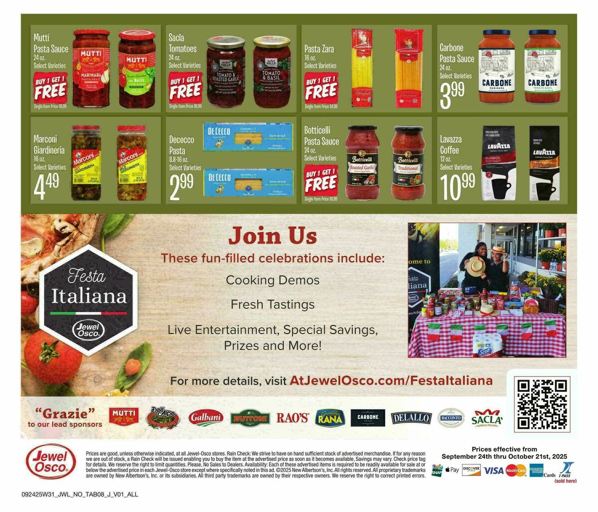 Jewel Osco Organics Guide Weekly Ad from September 24