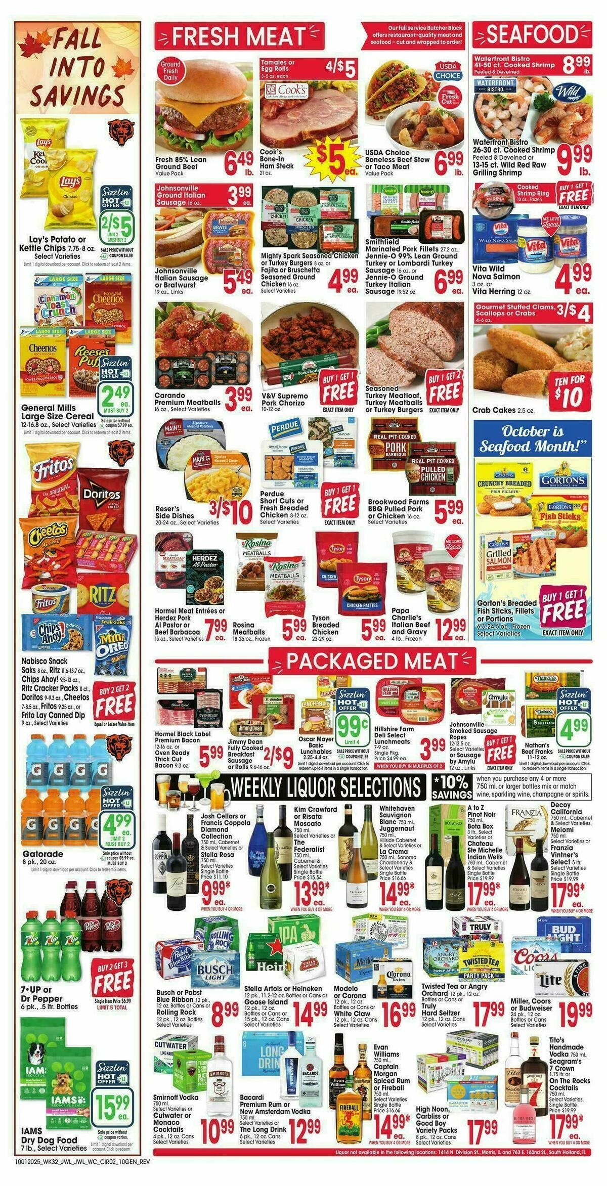 Jewel Osco Weekly Ad from October 1