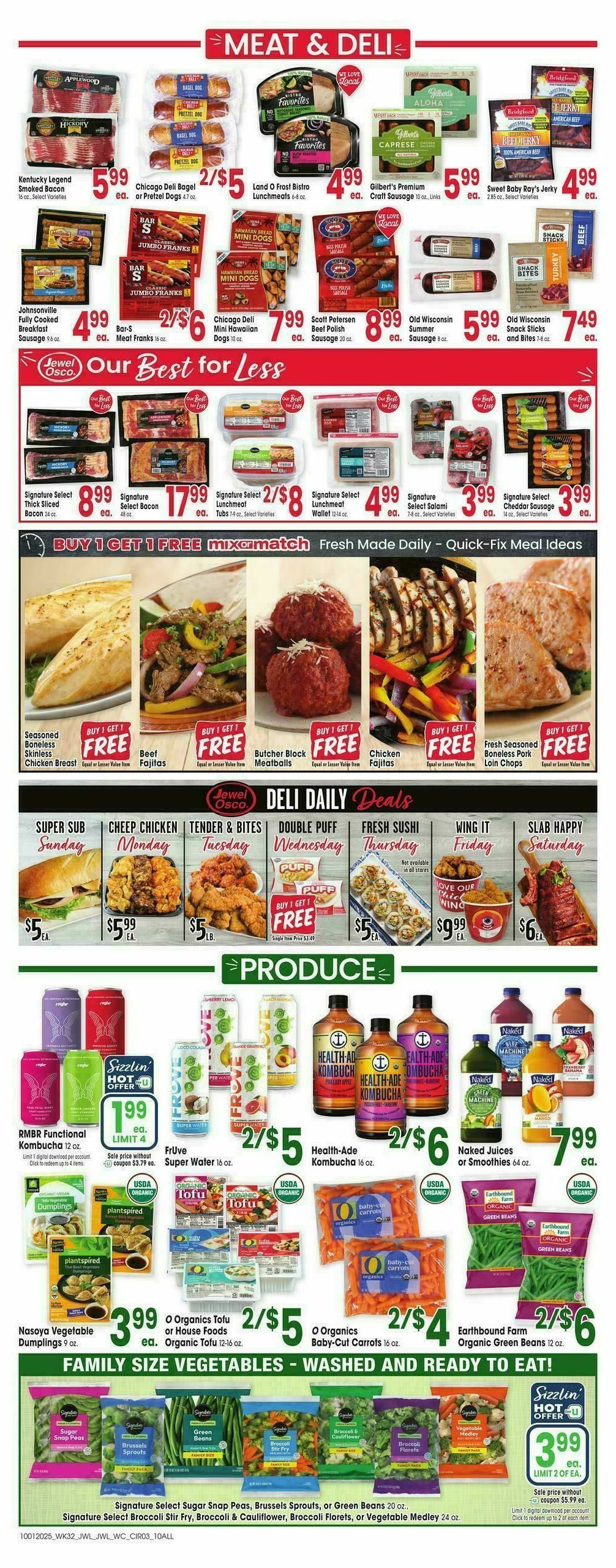 Jewel Osco Weekly Ad from October 1