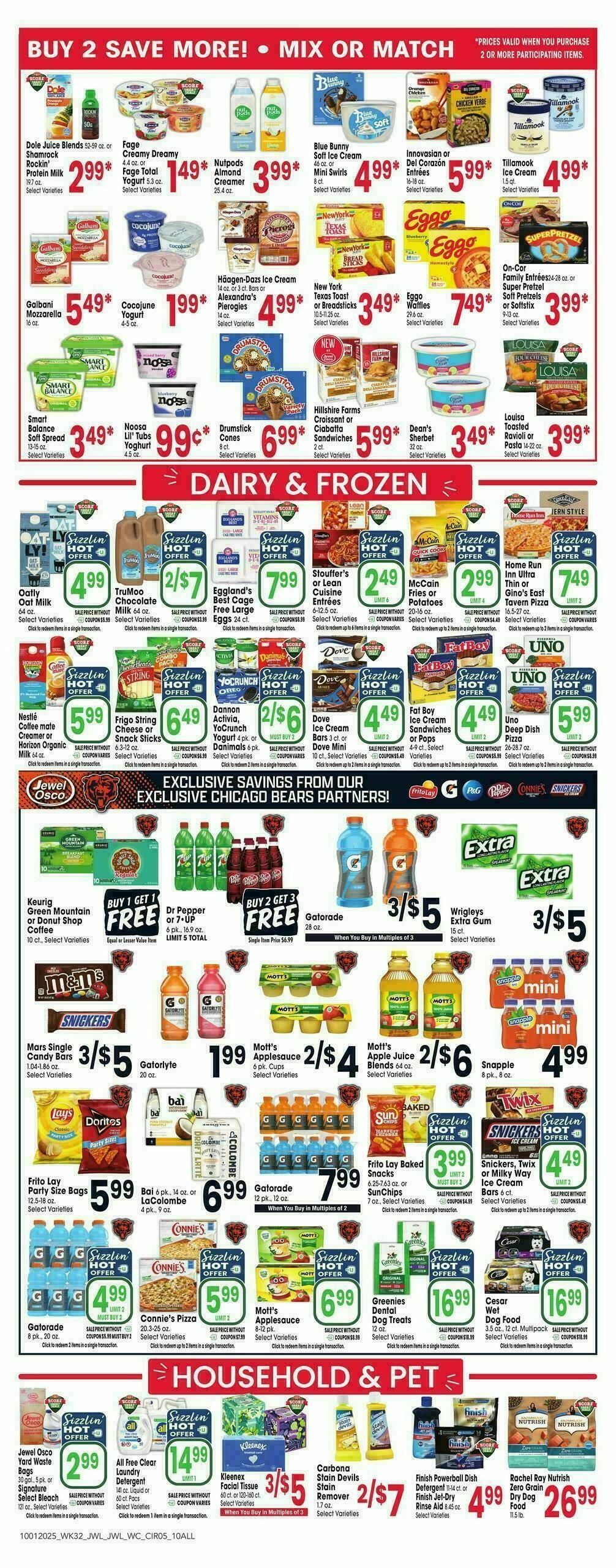 Jewel Osco Weekly Ad from October 1