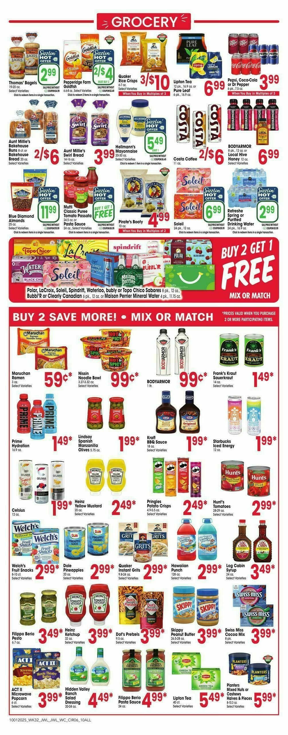 Jewel Osco Weekly Ad from October 1