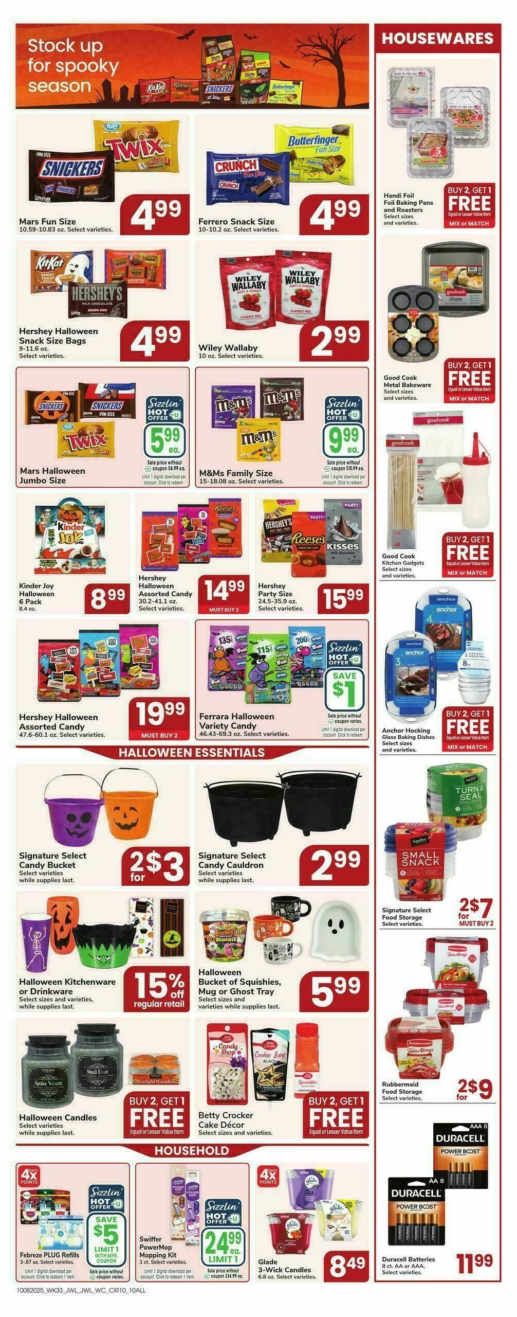 Jewel Osco Weekly Ad from October 8