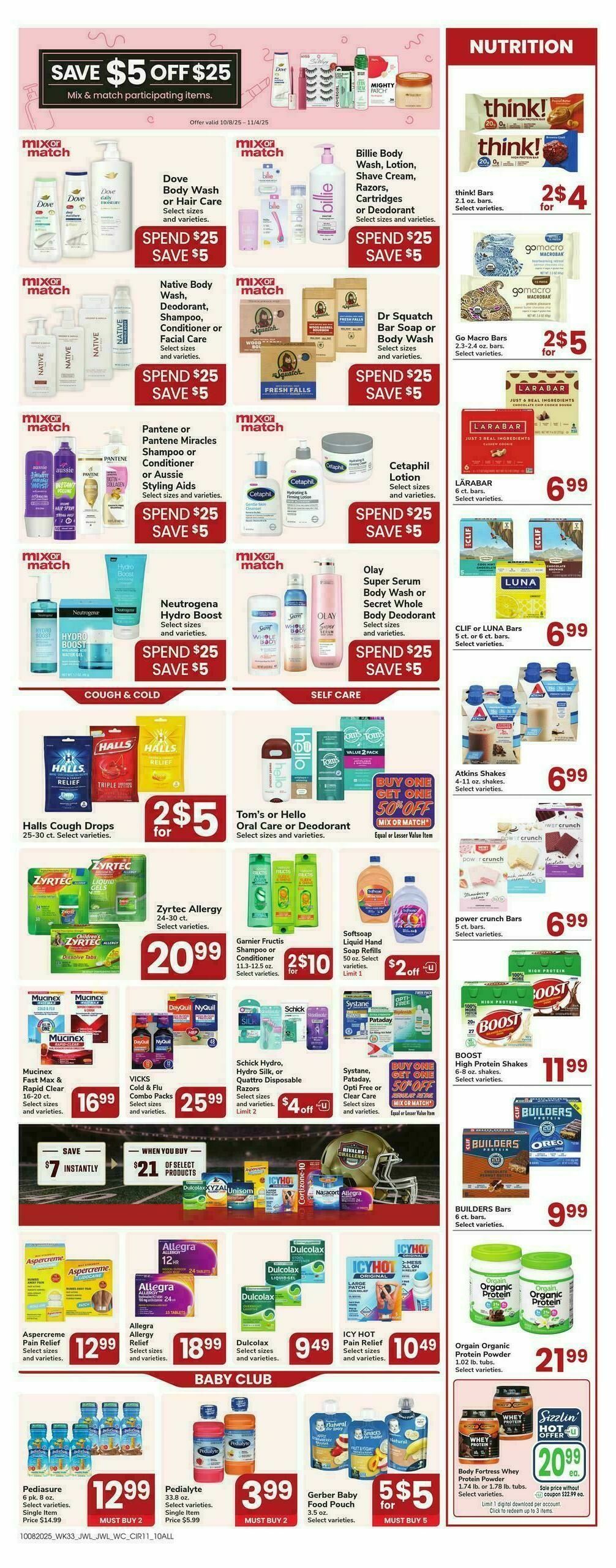 Jewel Osco Weekly Ad from October 8