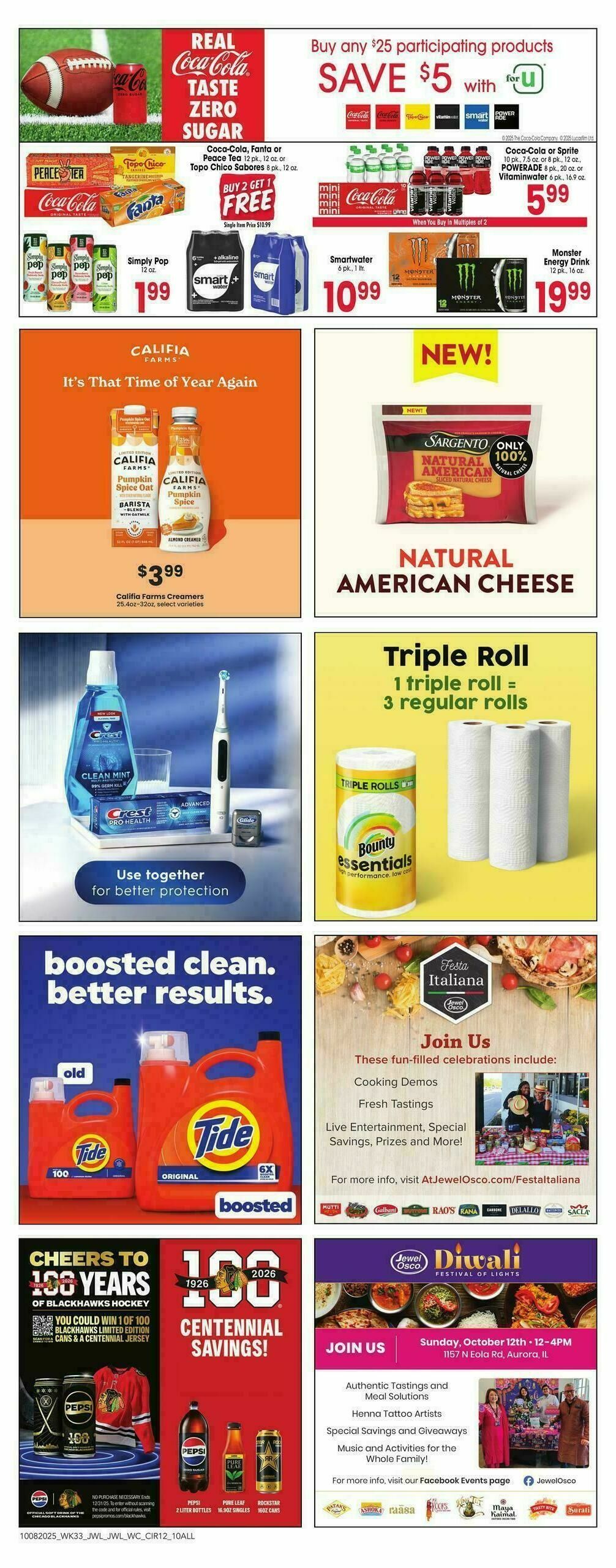 Jewel Osco Weekly Ad from October 8