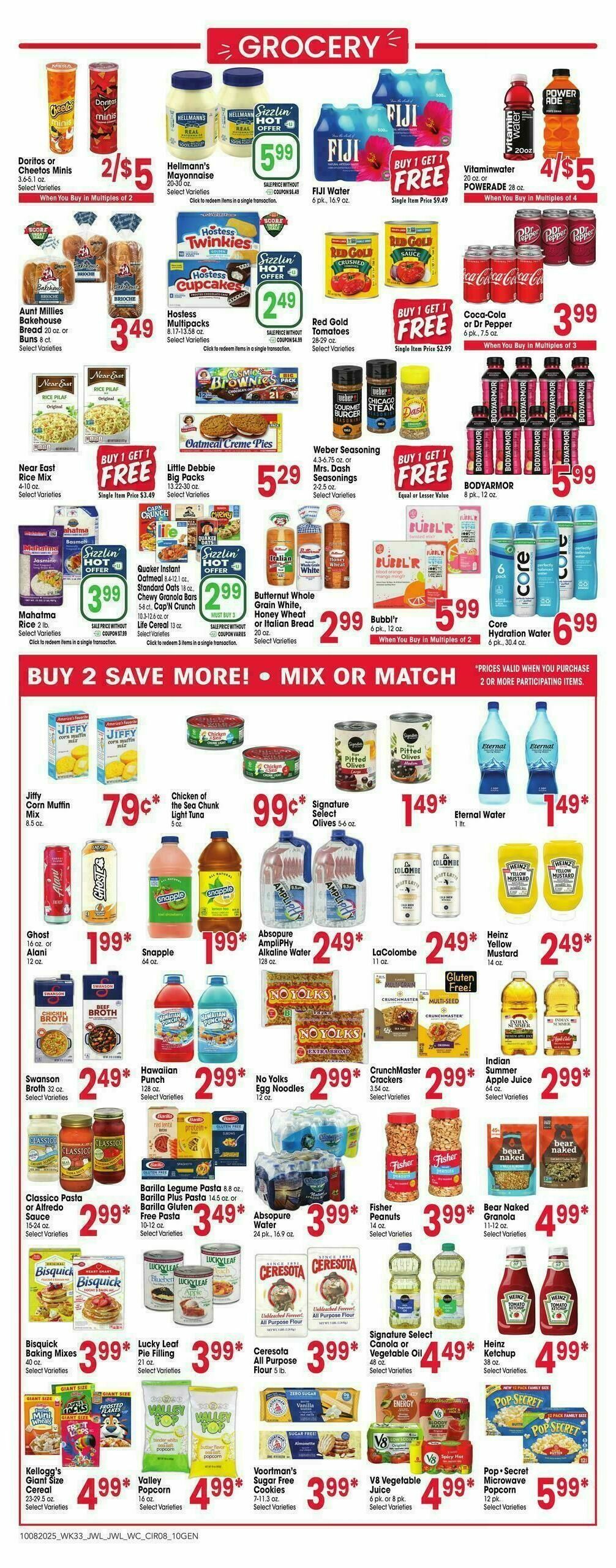 Jewel Osco Weekly Ad from October 8