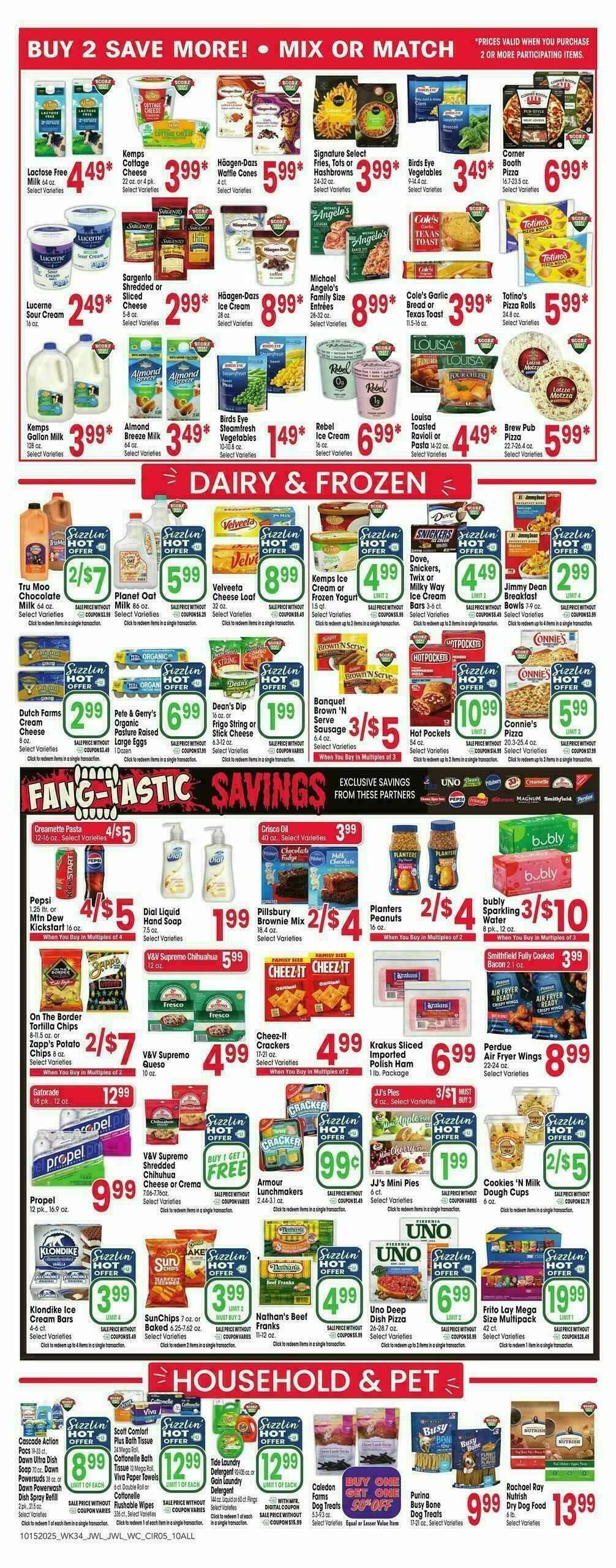 Jewel Osco Weekly Ad from October 15