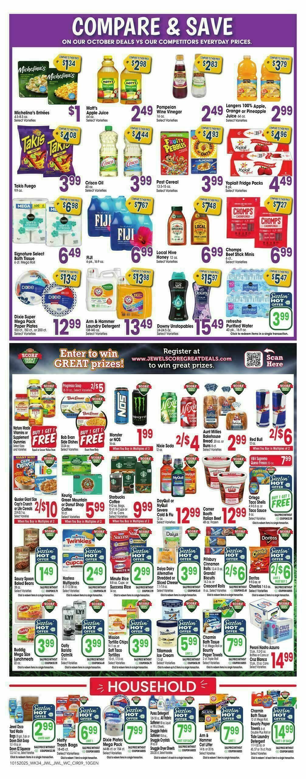 Jewel Osco Weekly Ad from October 15