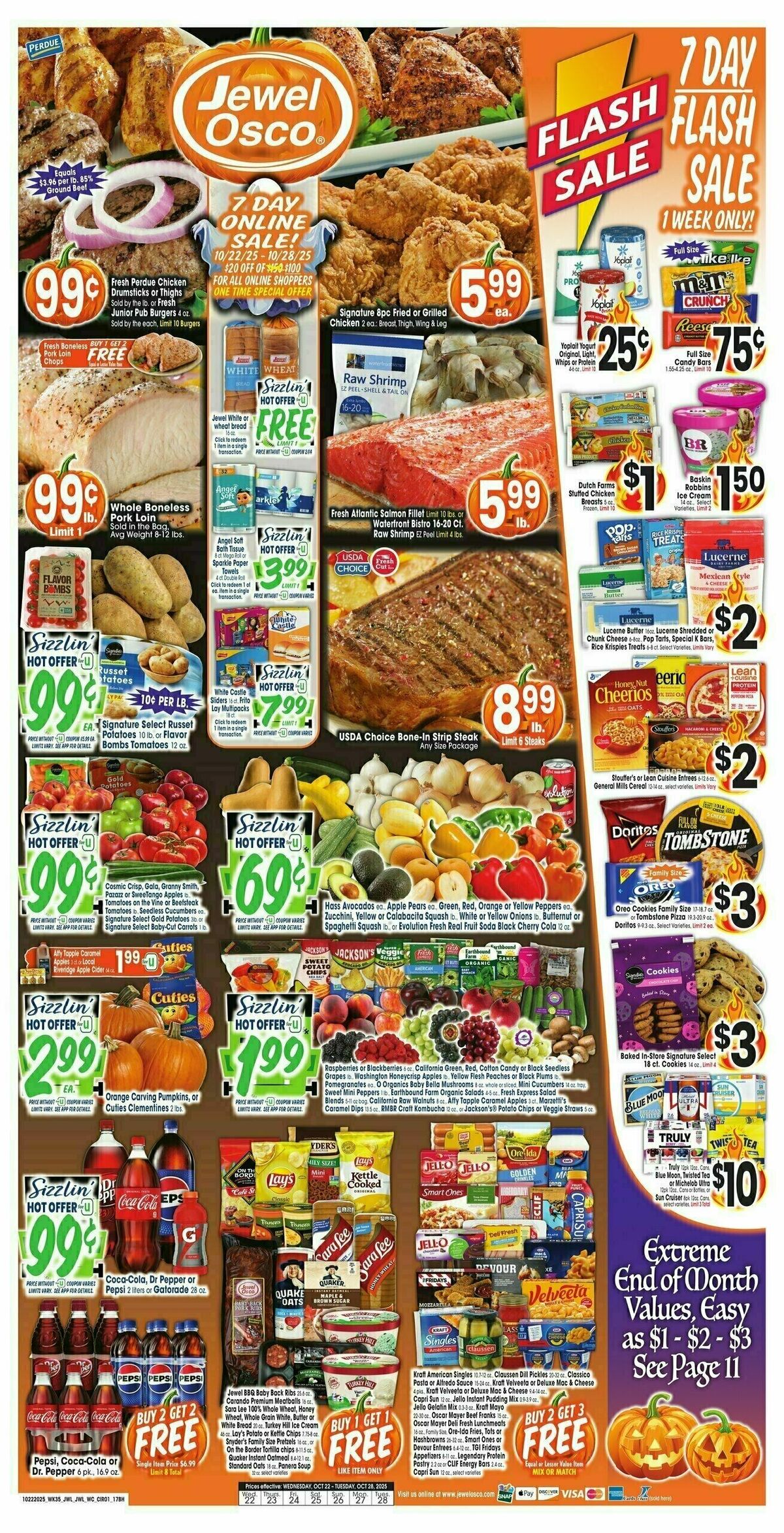 Jewel Osco Weekly Ad from October 22