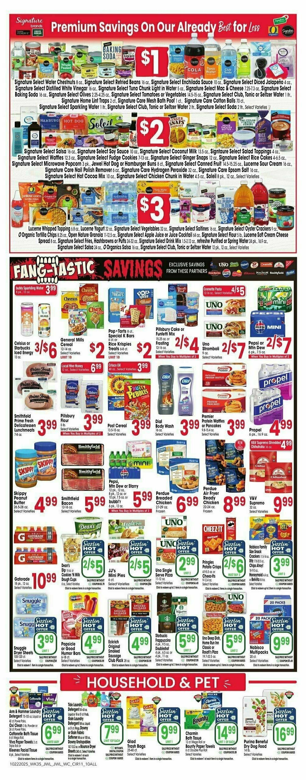 Jewel Osco Weekly Ad from October 22