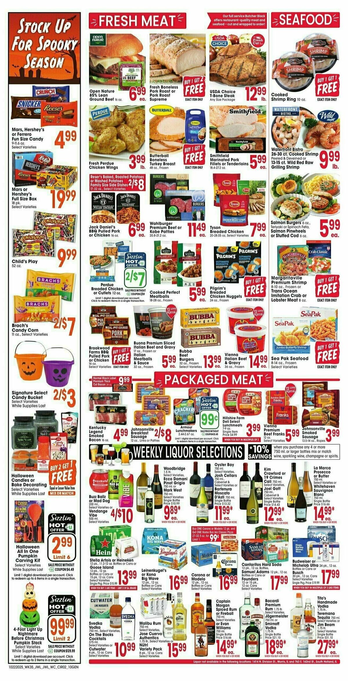 Jewel Osco Weekly Ad from October 22