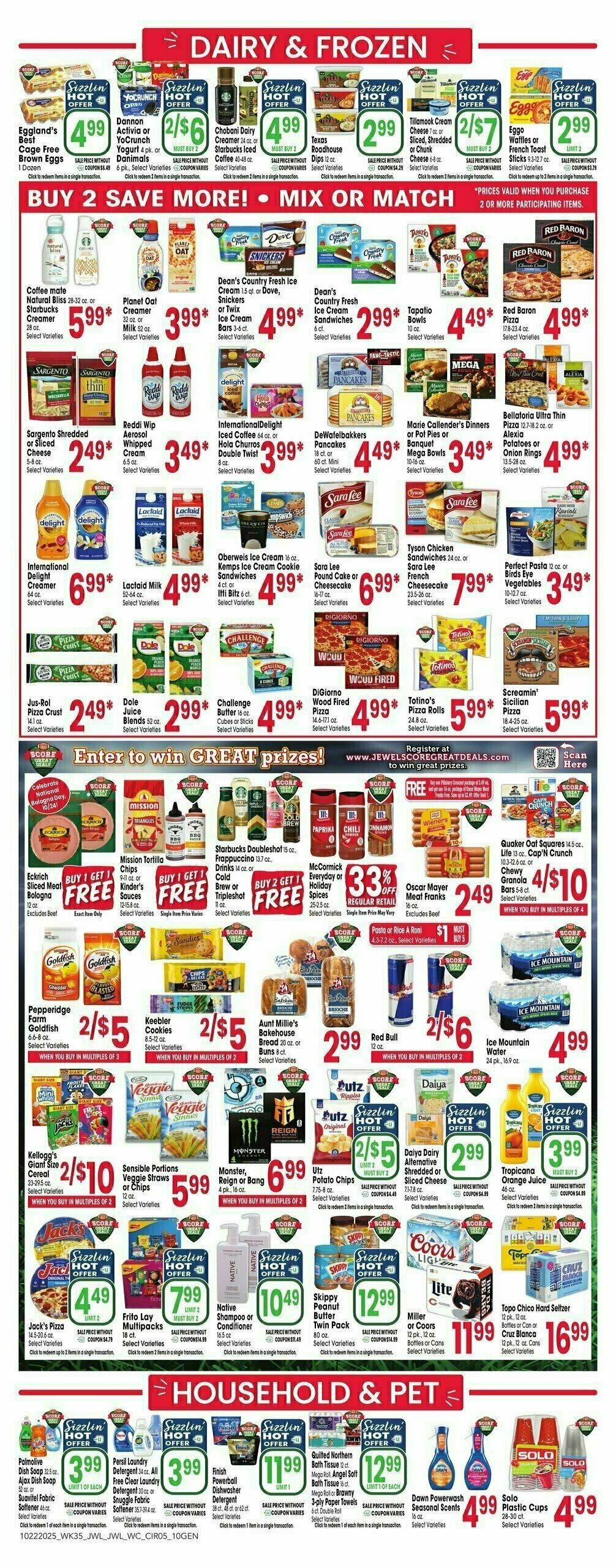 Jewel Osco Weekly Ad from October 22