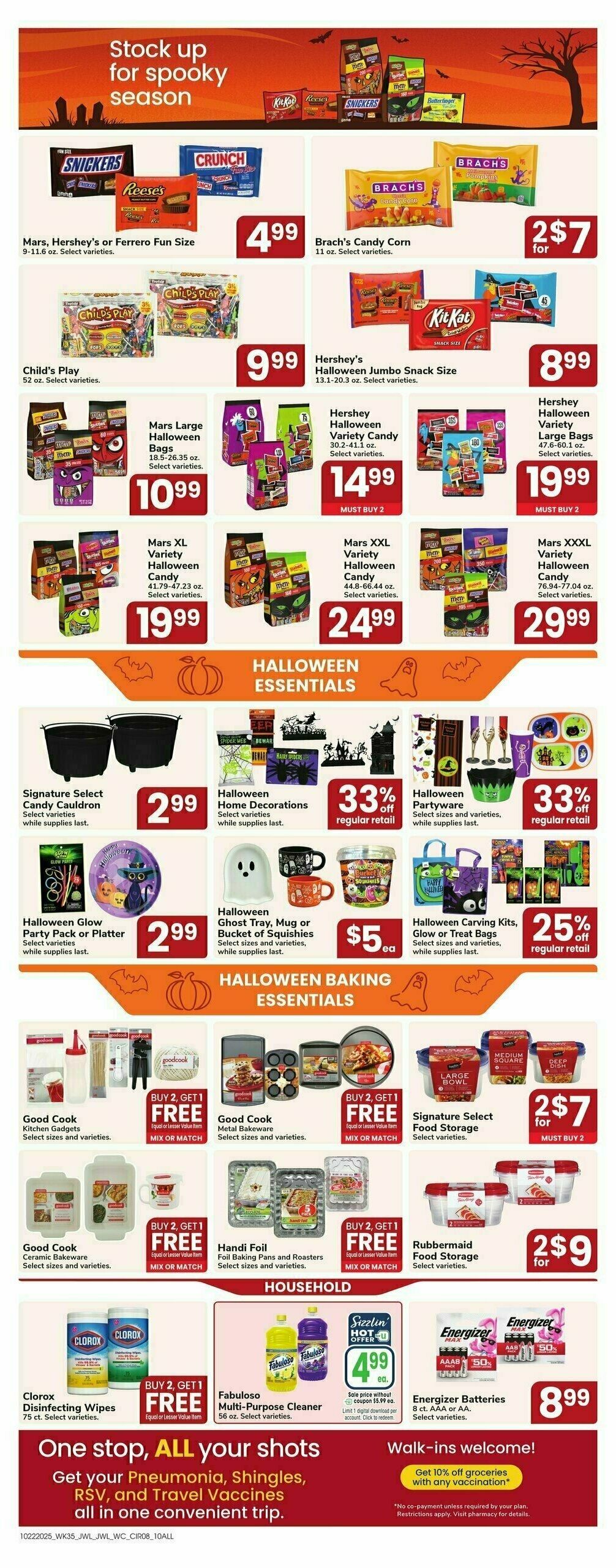 Jewel Osco Weekly Ad from October 22