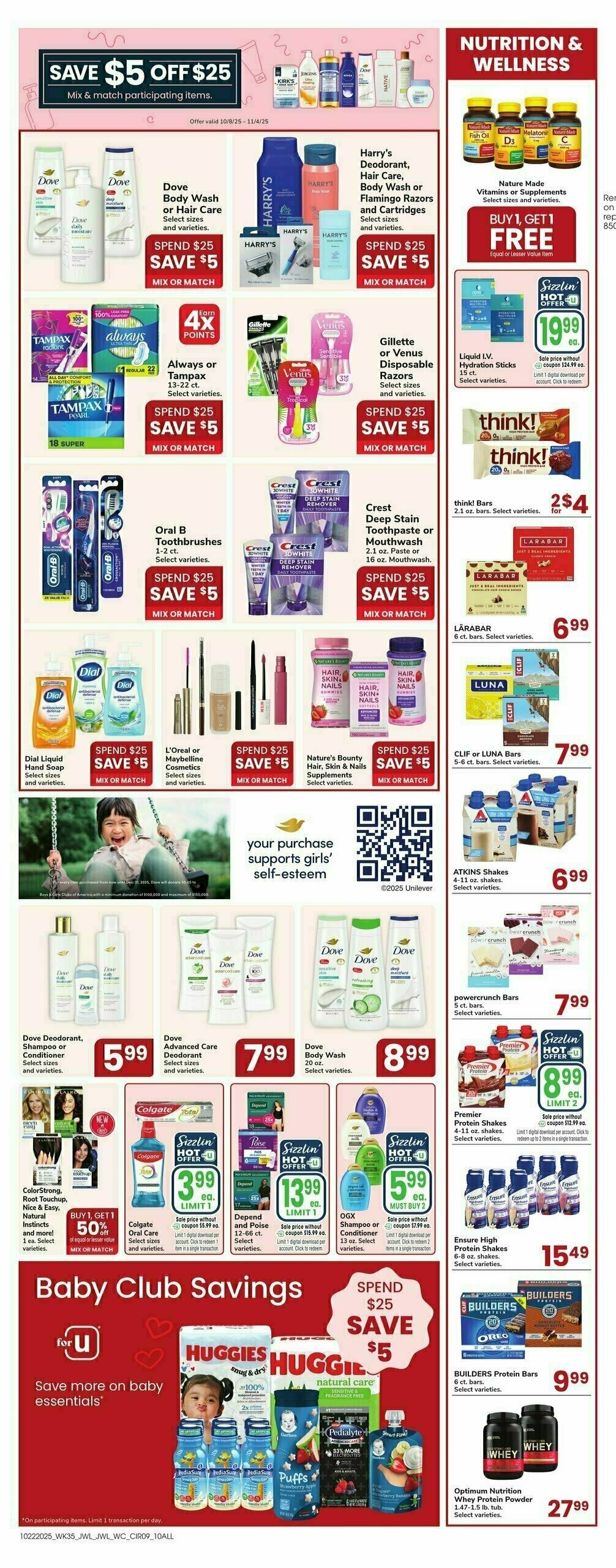 Jewel Osco Weekly Ad from October 22