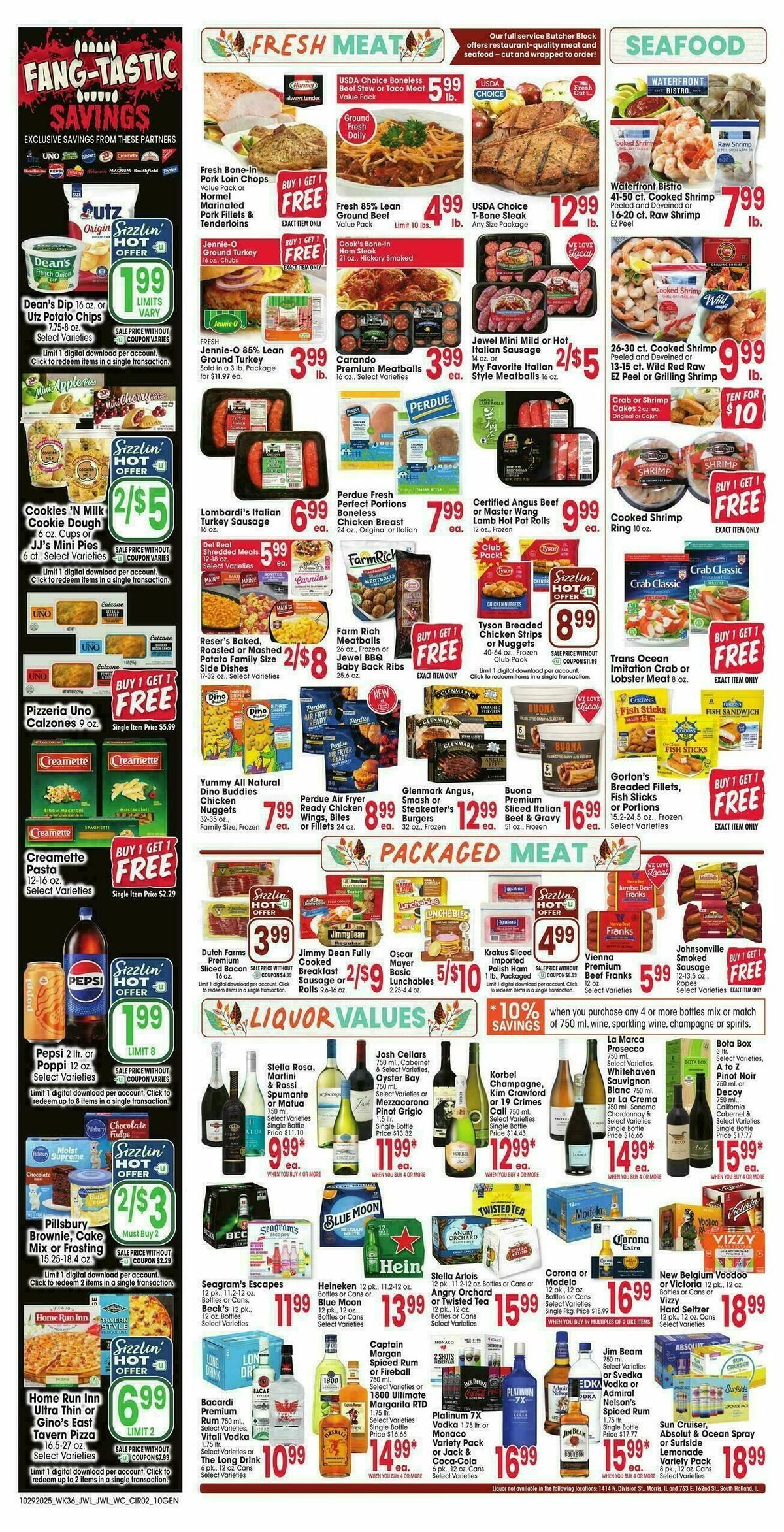 Jewel Osco Weekly Ad from October 29