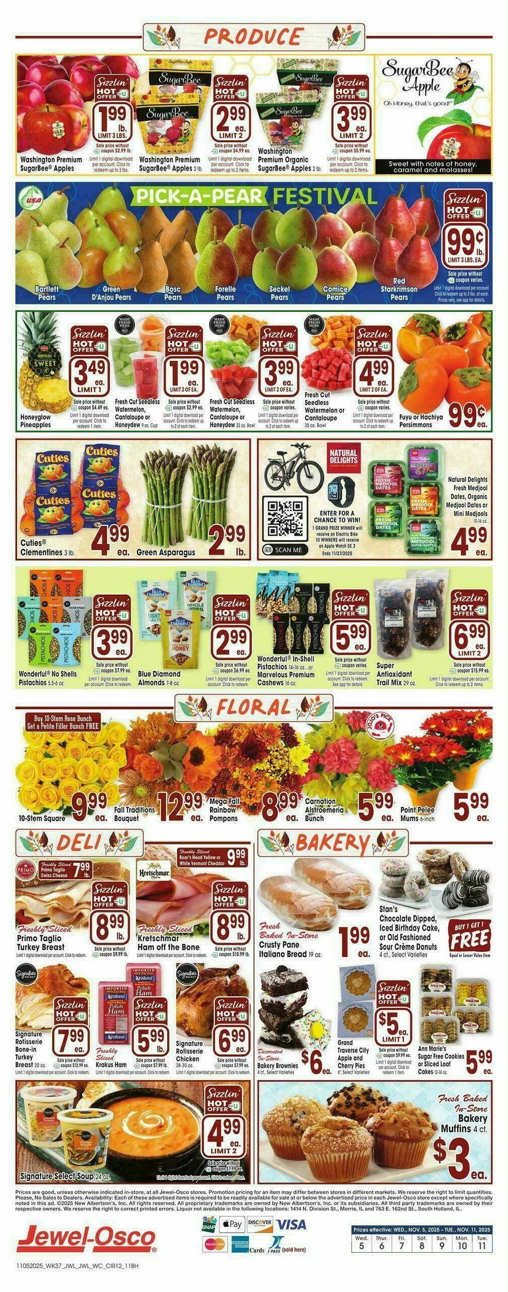Jewel Osco Weekly Ad from November 5