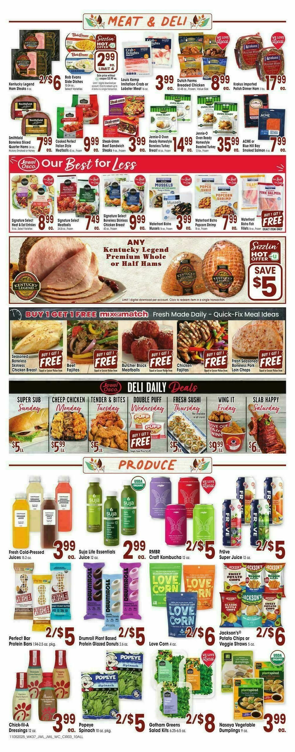 Jewel Osco Weekly Ad from November 5