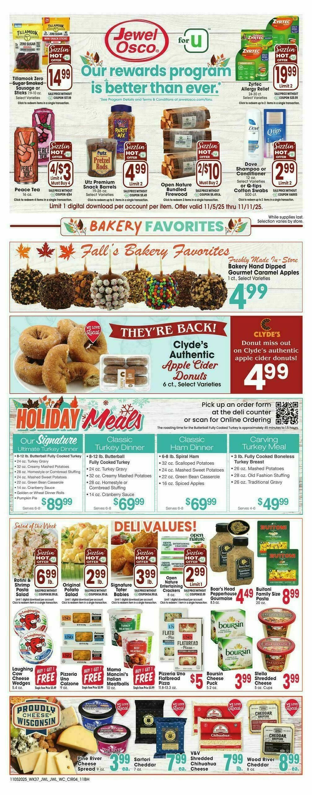 Jewel Osco Weekly Ad from November 5