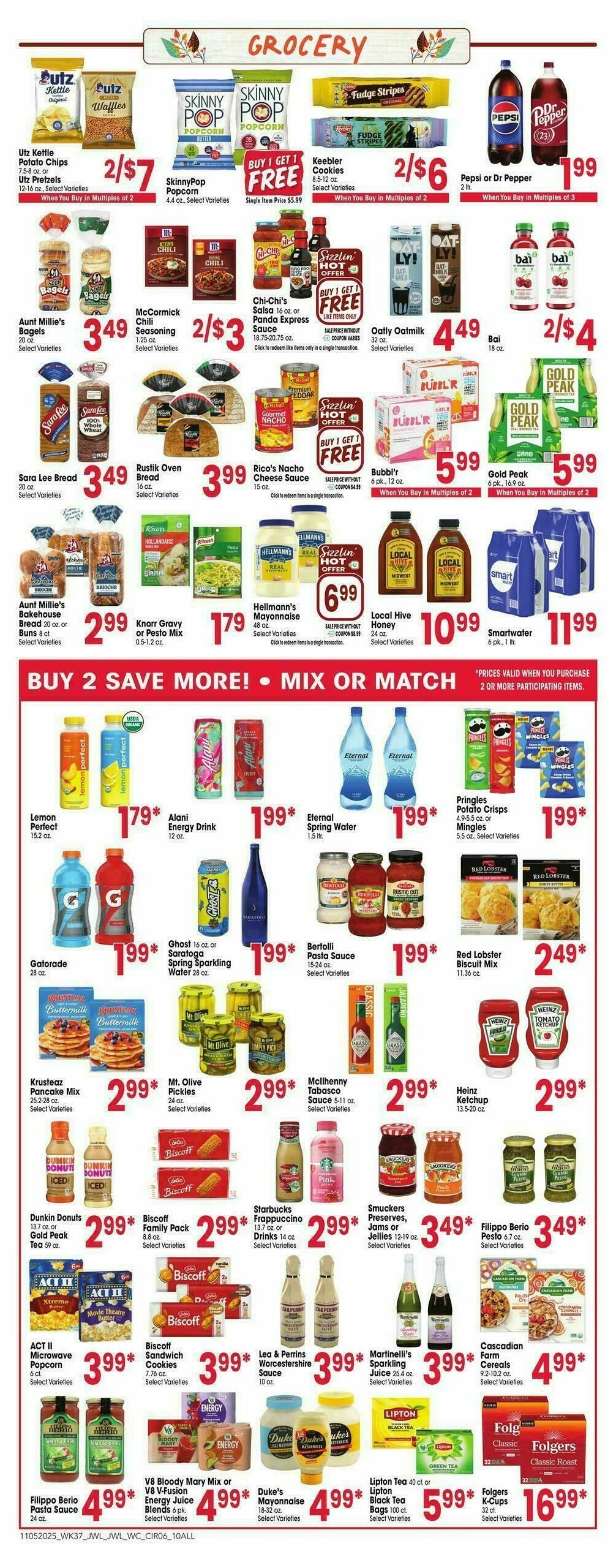 Jewel Osco Weekly Ad from November 5