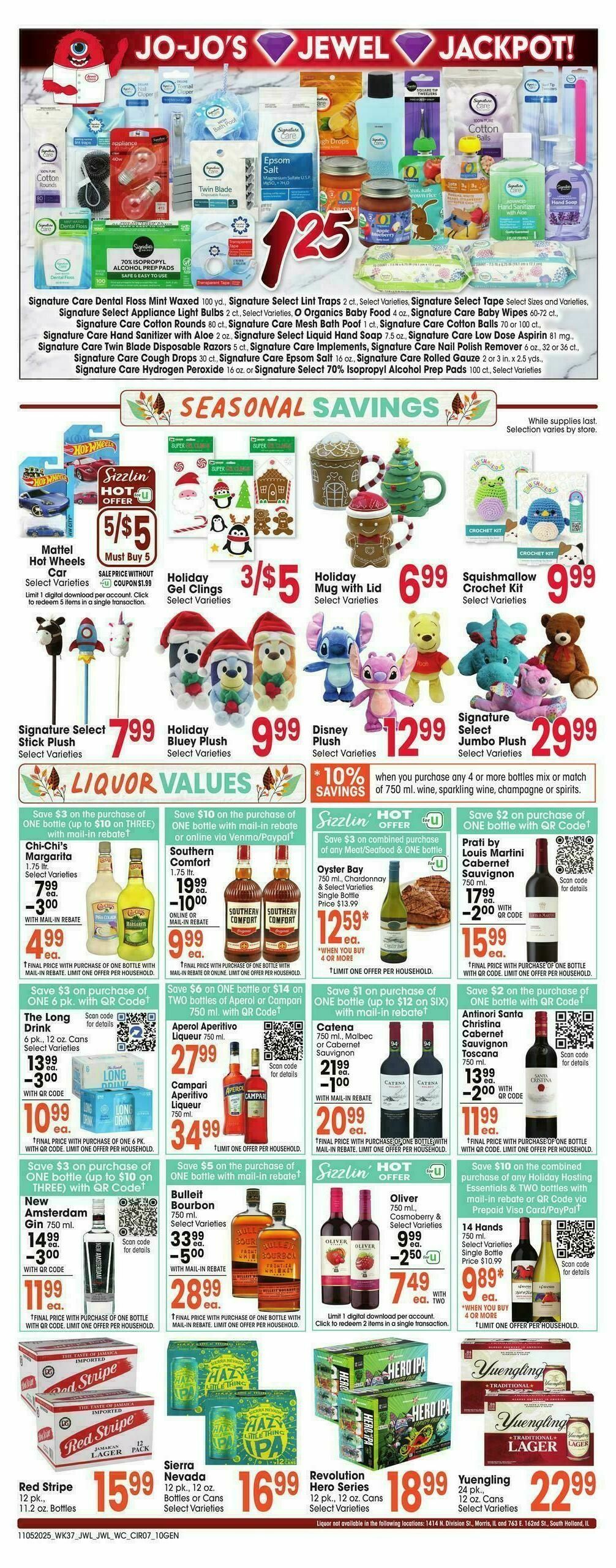 Jewel Osco Weekly Ad from November 5