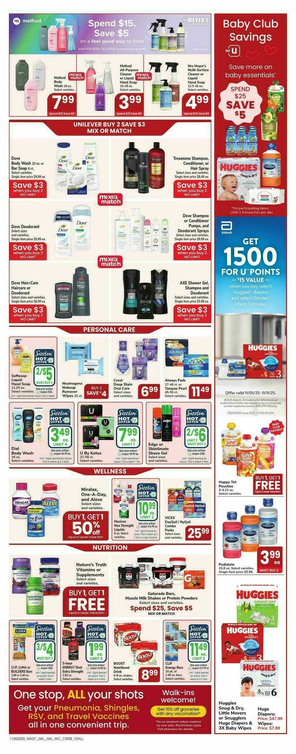 Jewel Osco Weekly Ad from November 5