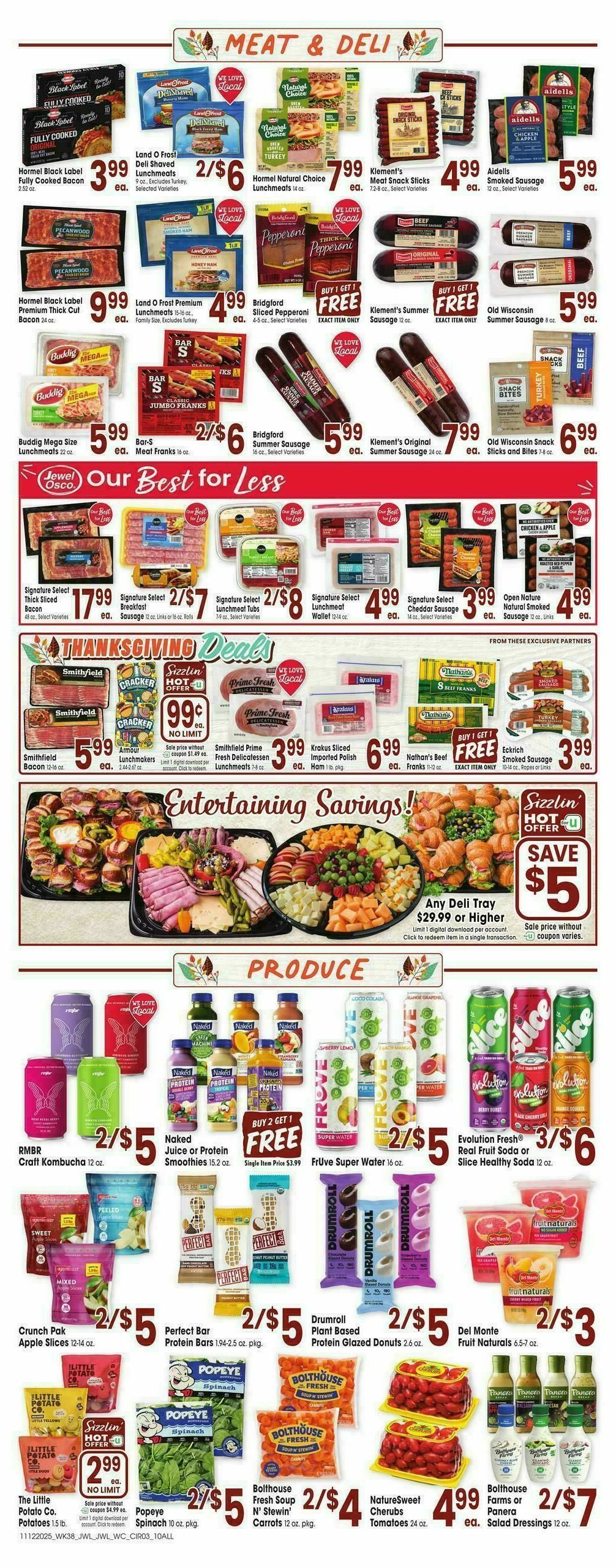 Jewel Osco Weekly Ad from November 12