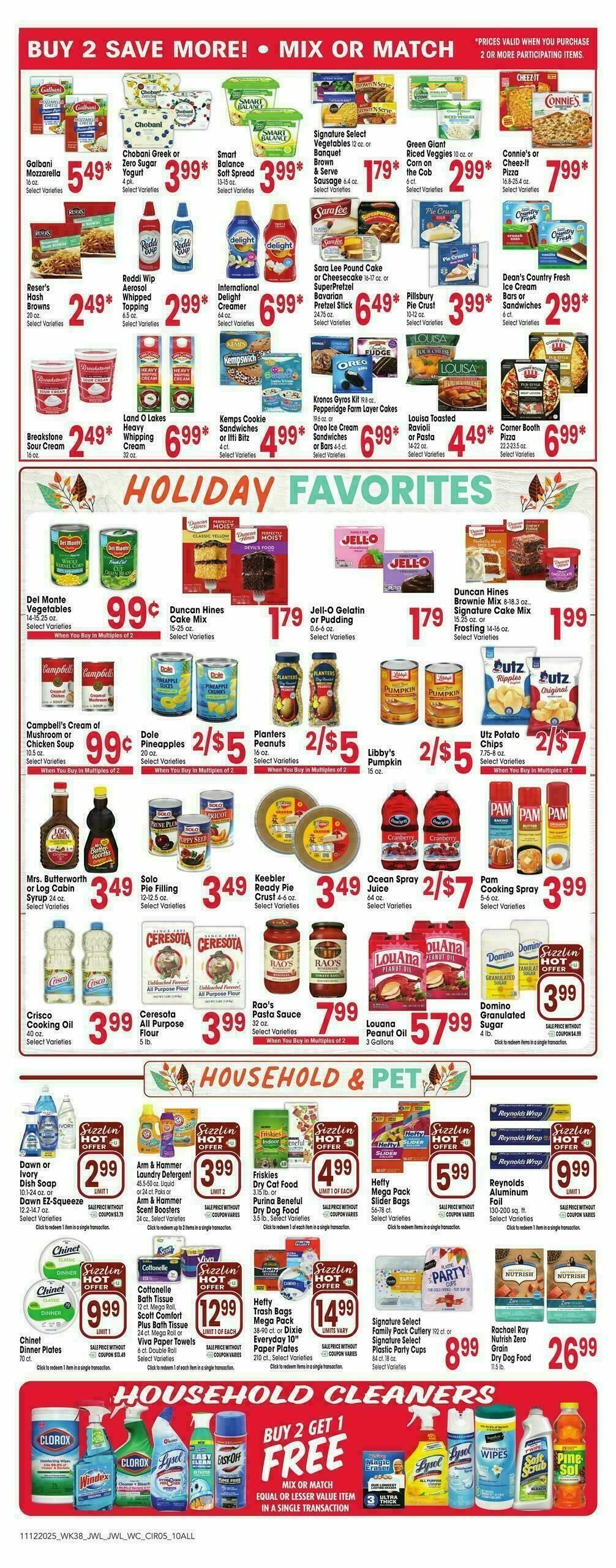 Jewel Osco Weekly Ad from November 12