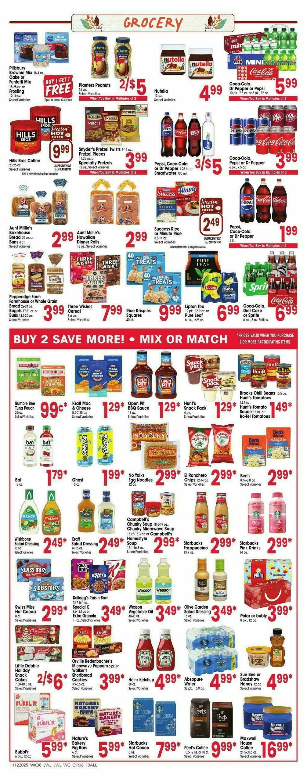 Jewel Osco Weekly Ad from November 12