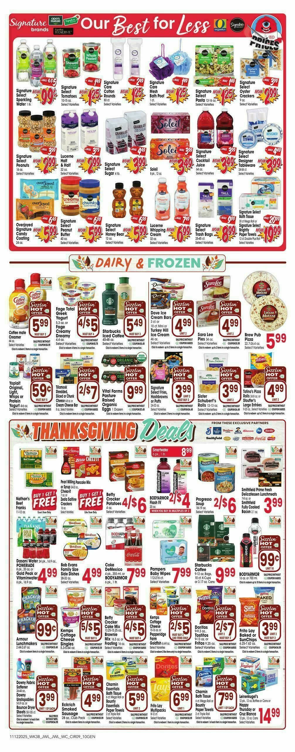 Jewel Osco Weekly Ad from November 12