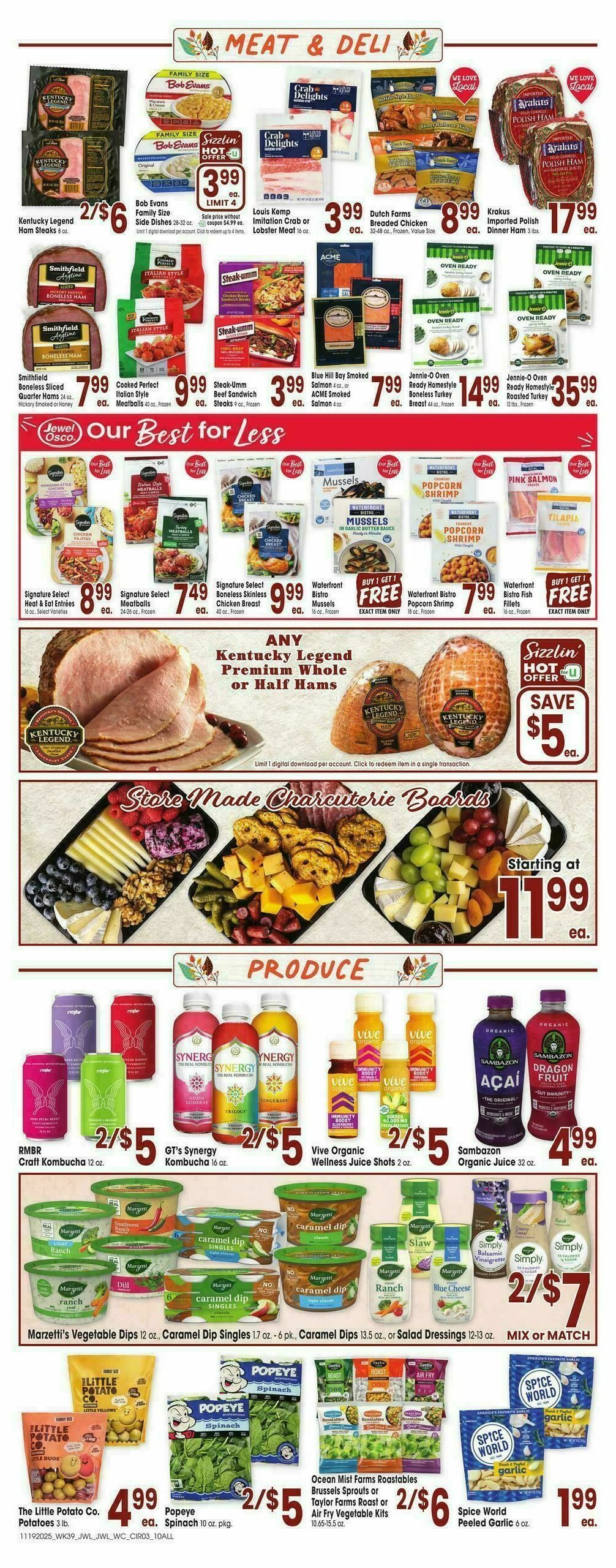 Jewel Osco Weekly Ad from November 19