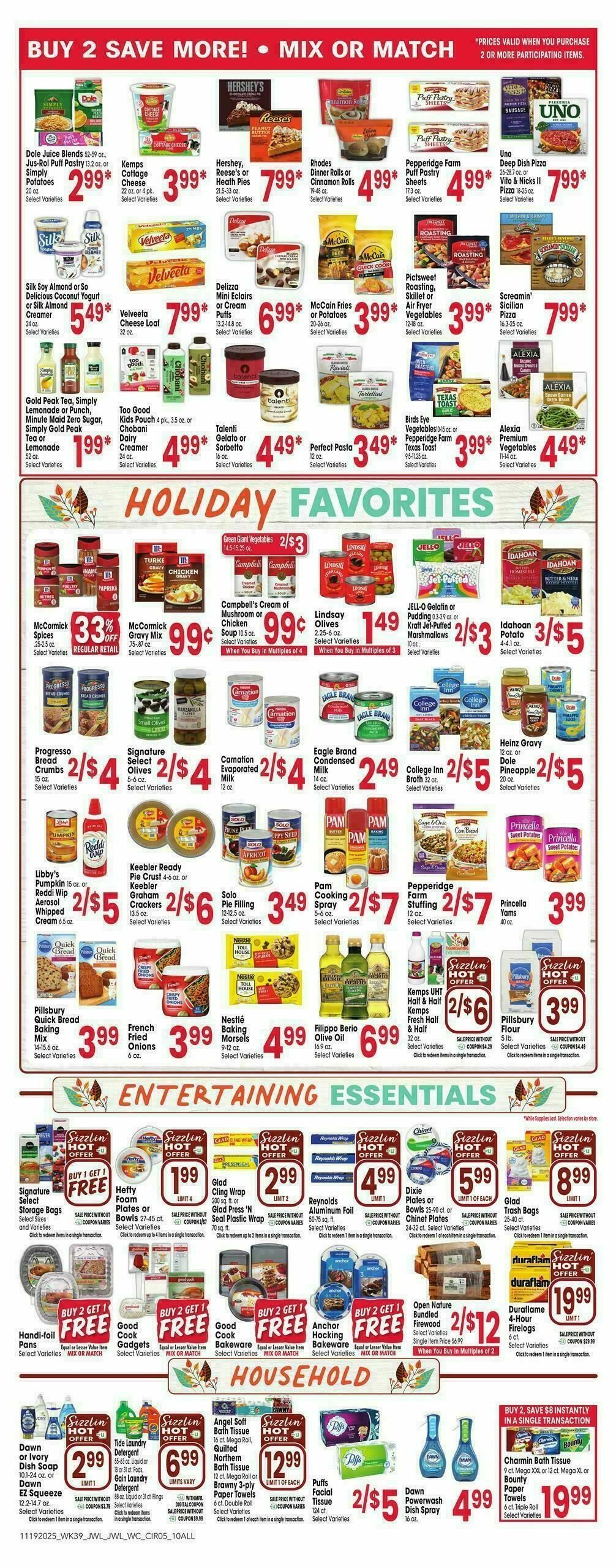 Jewel Osco Weekly Ad from November 19