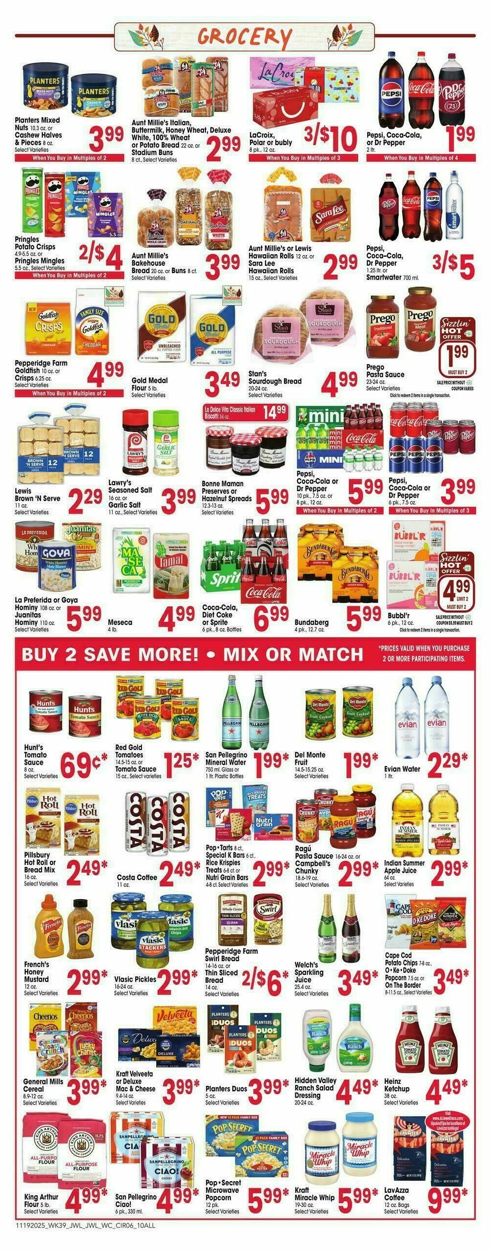 Jewel Osco Weekly Ad from November 19