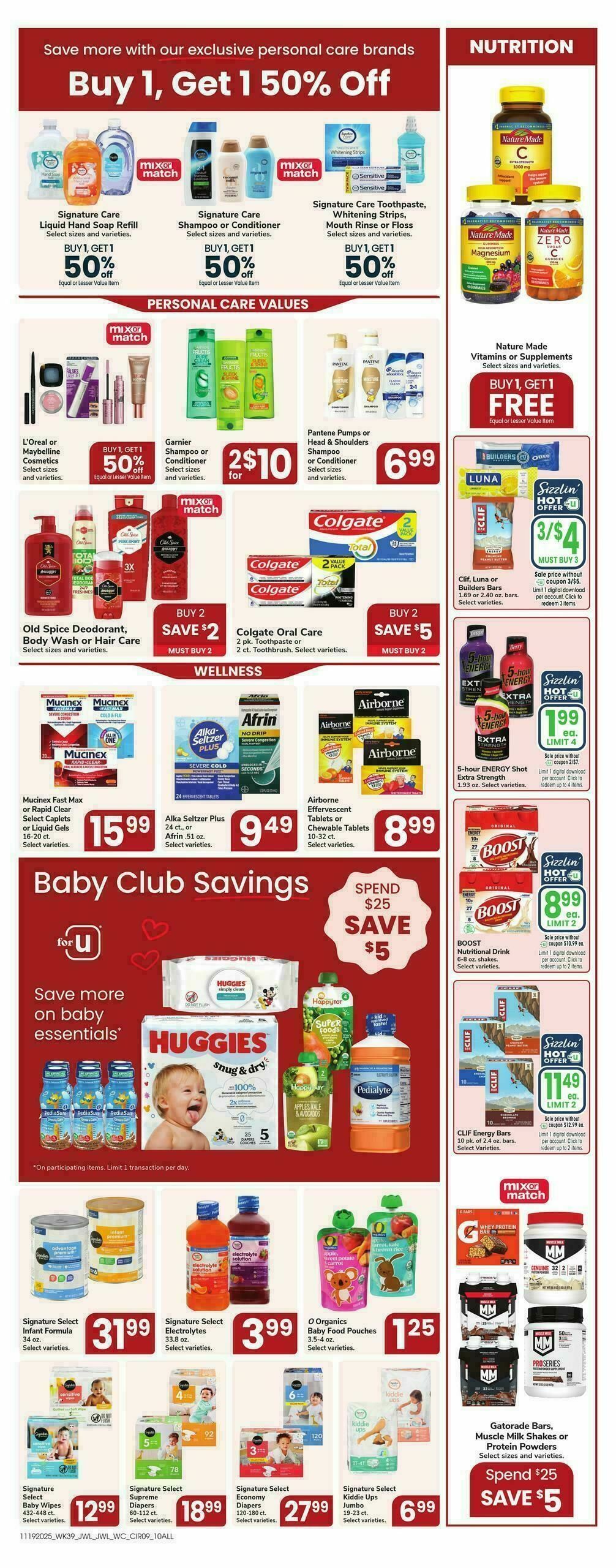 Jewel Osco Weekly Ad from November 19