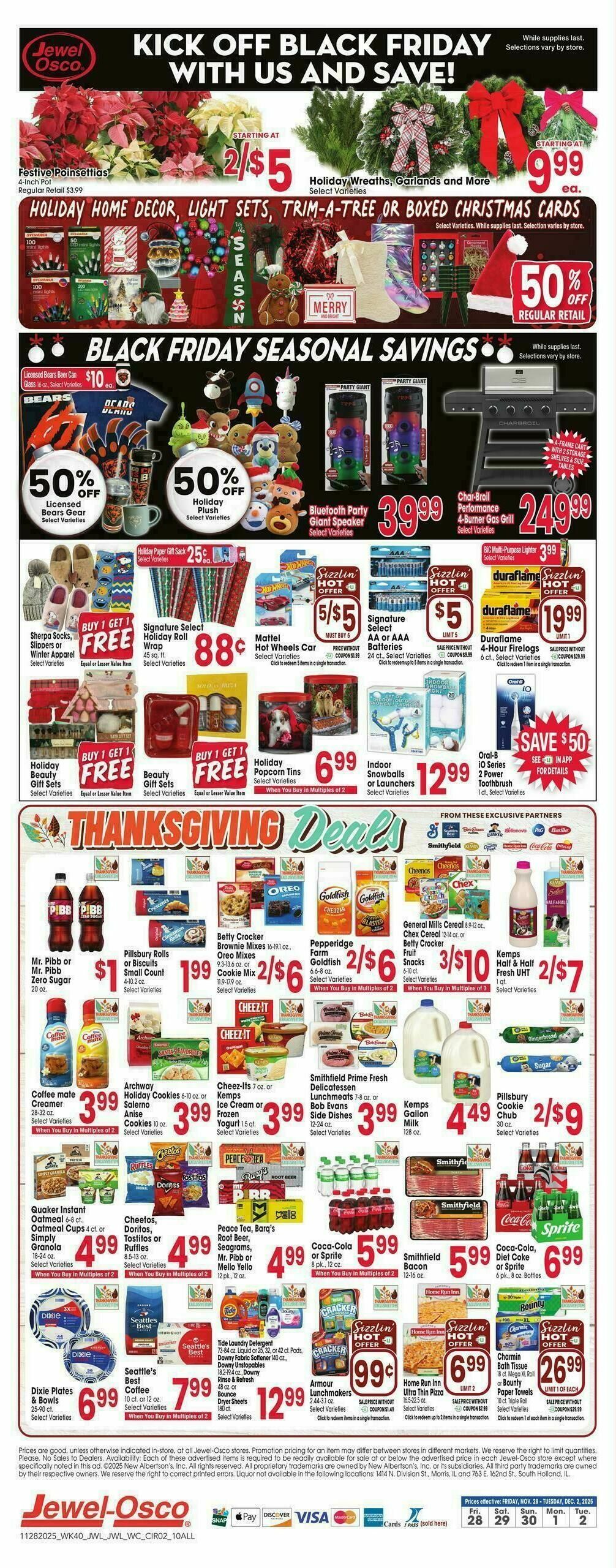 Jewel Osco Weekly Ad from November 28