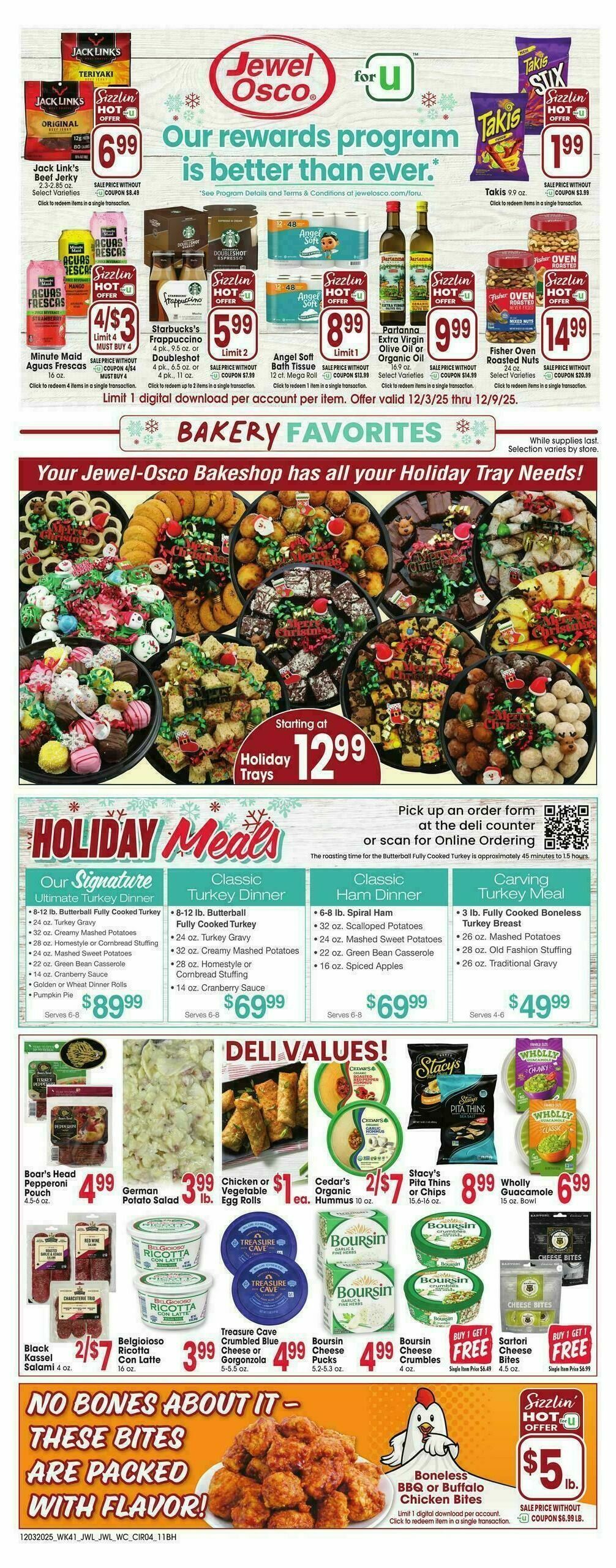 Jewel Osco Weekly Ad from December 3