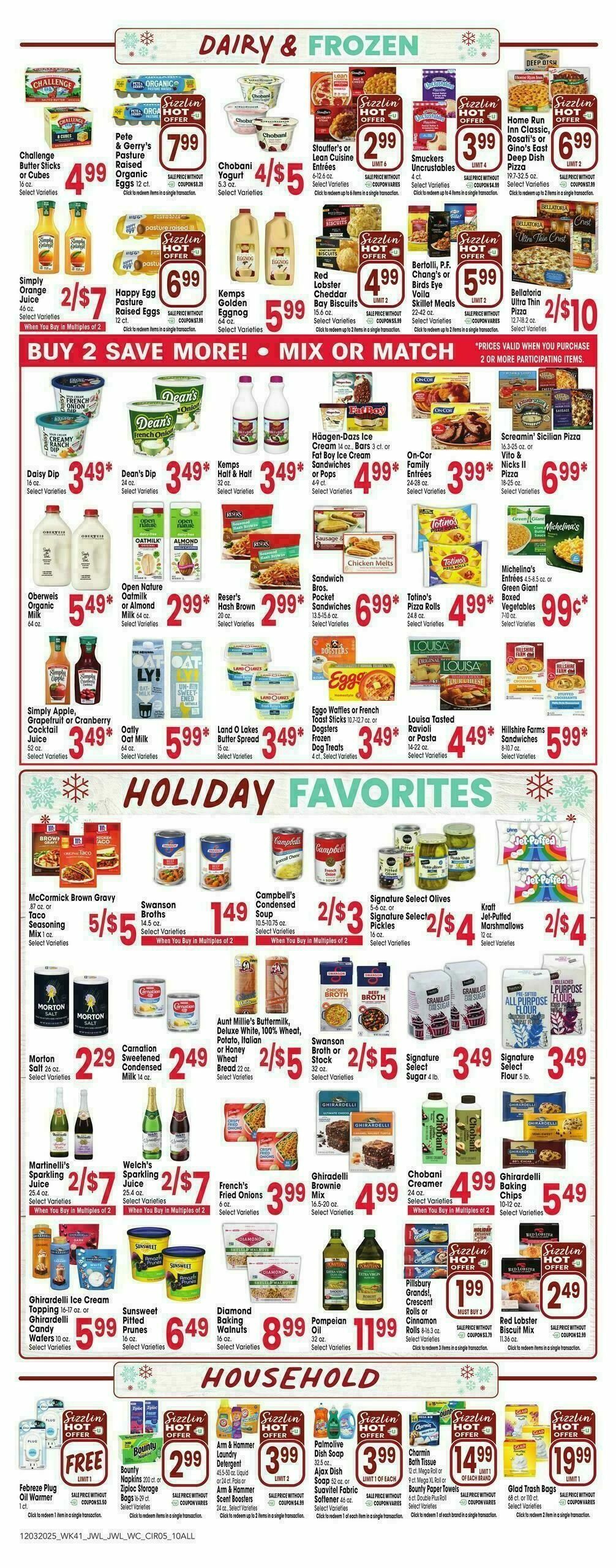 Jewel Osco Weekly Ad from December 3