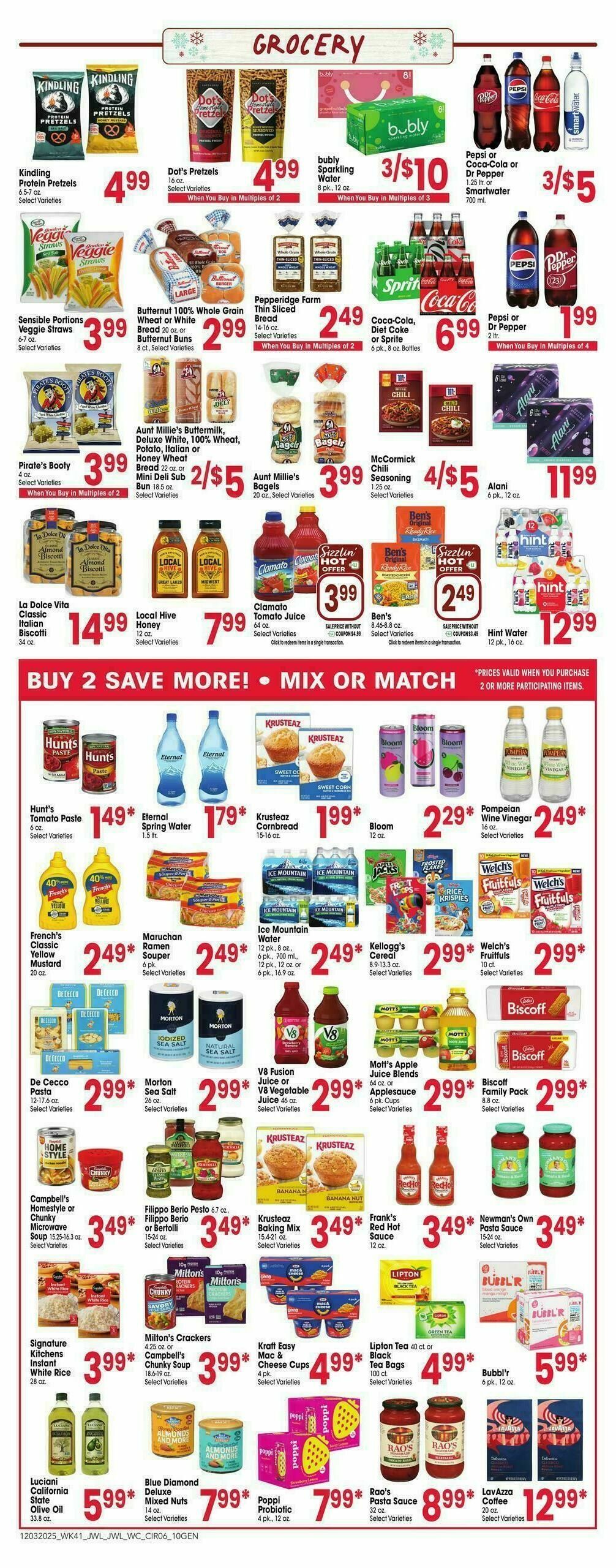 Jewel Osco Weekly Ad from December 3