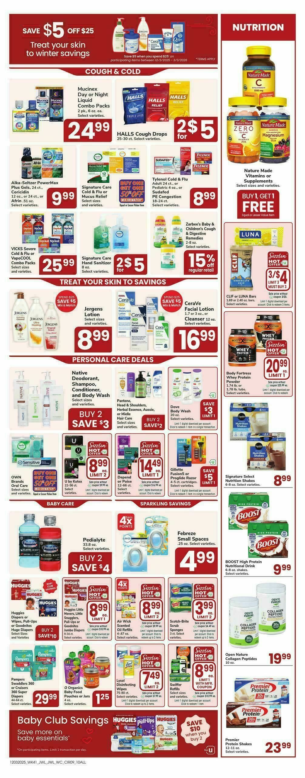 Jewel Osco Weekly Ad from December 3