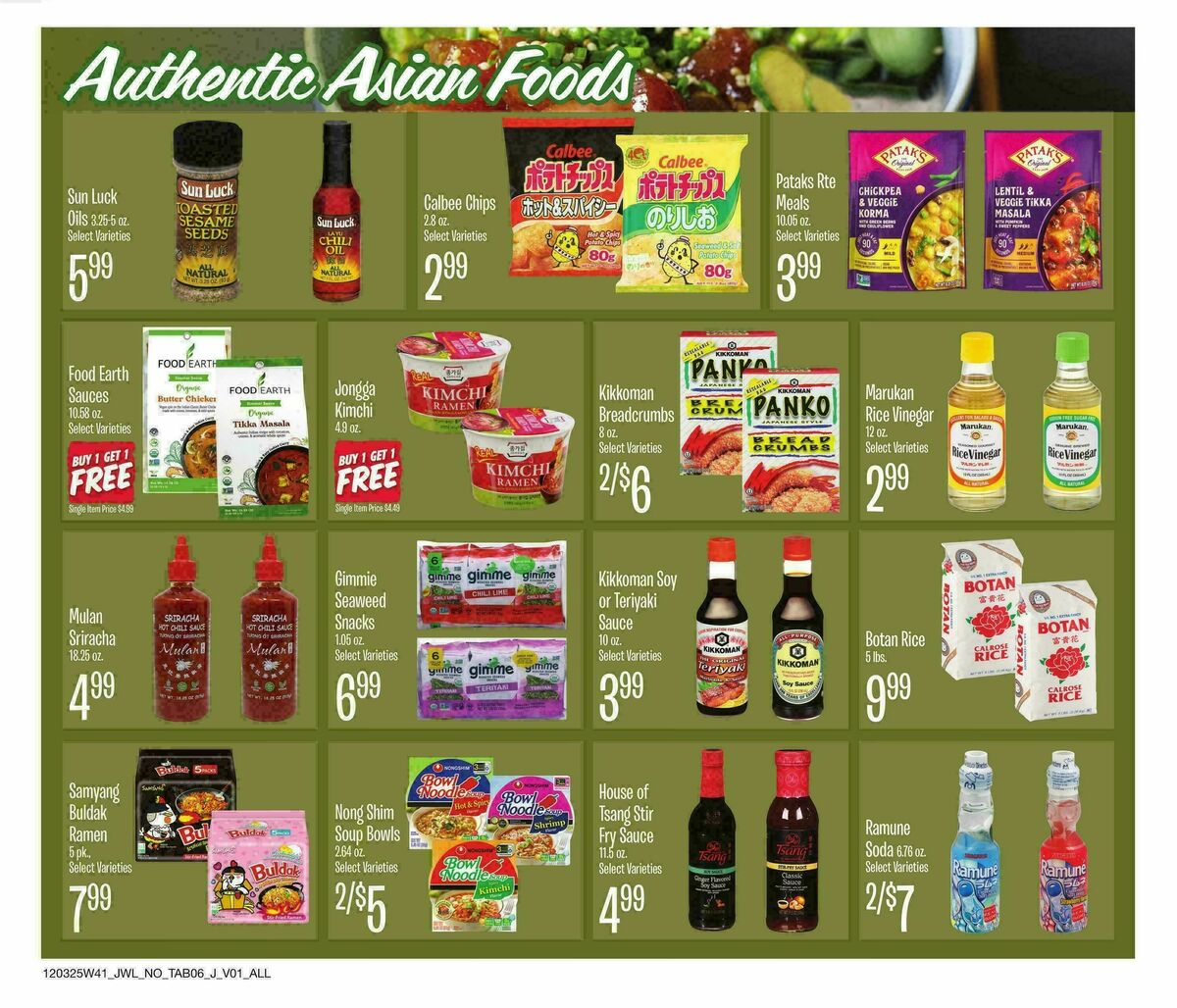 Jewel Osco Organics Guide Weekly Ad from December 3