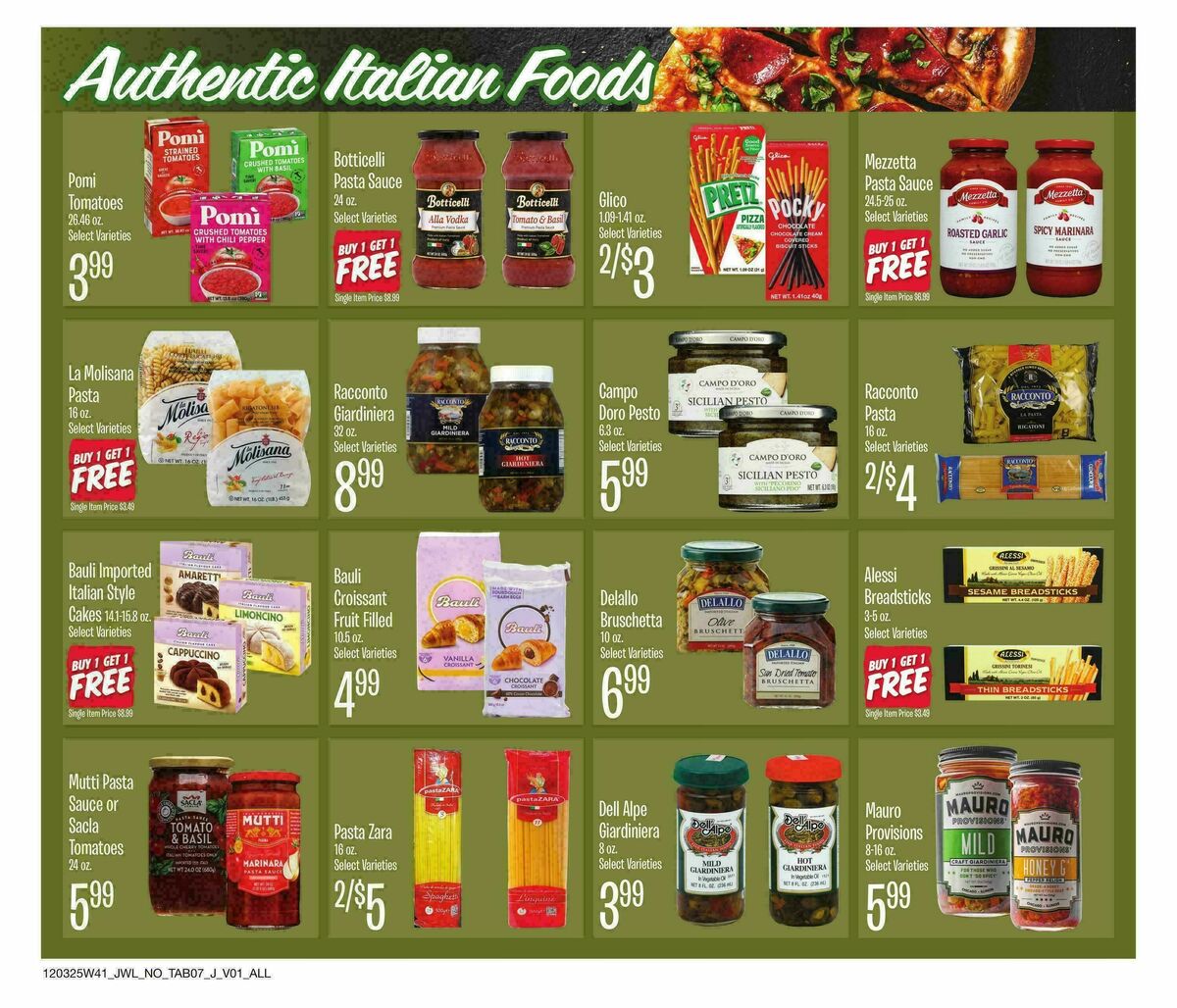 Jewel Osco Organics Guide Weekly Ad from December 3